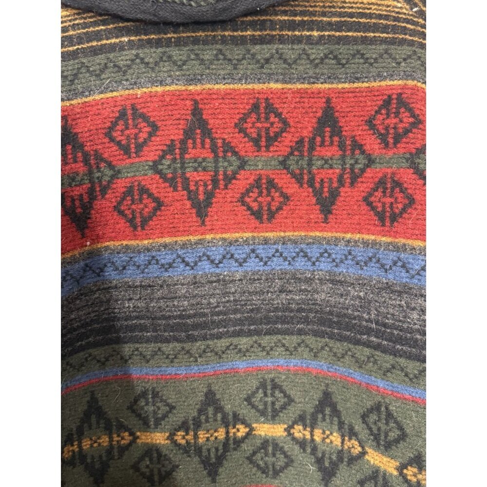 Vintage Woolrich Womens Southwest Pattern Nordic Wool Blanket Jacket size large - Picture 7 of 9